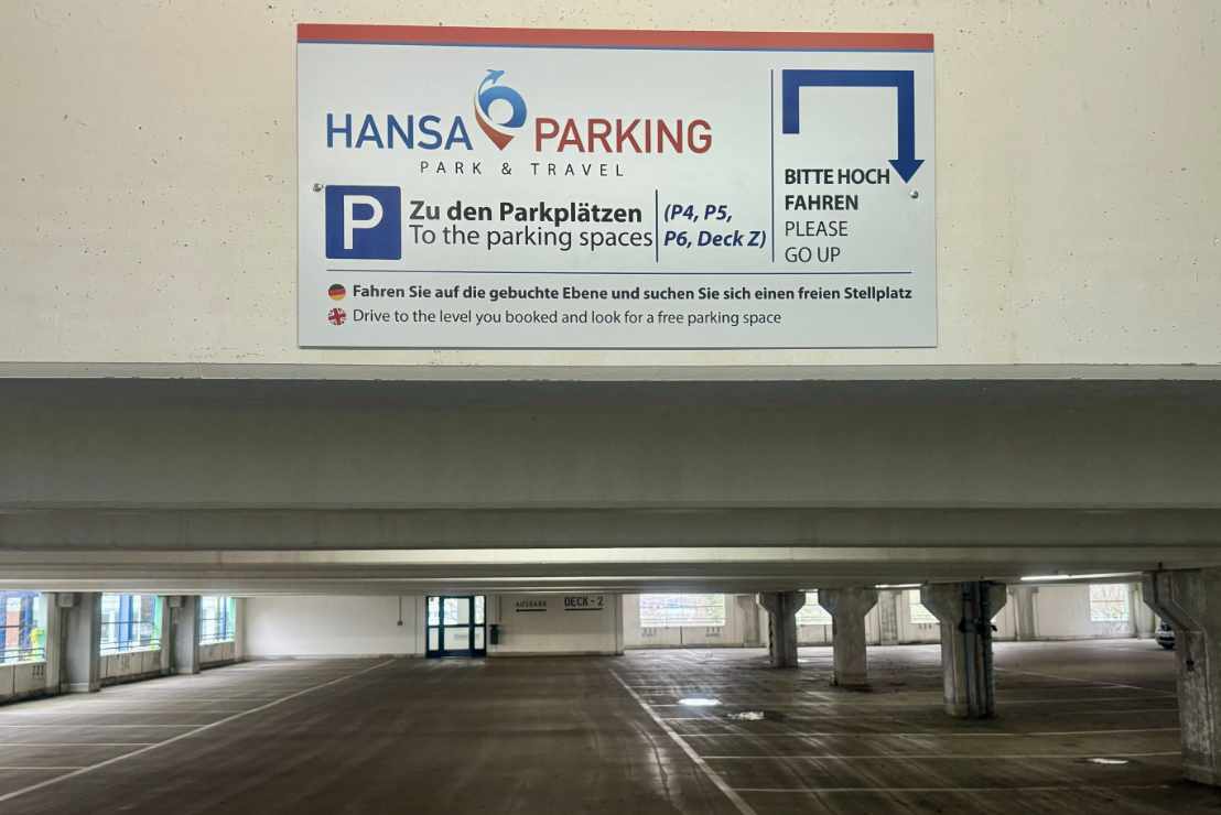 Parkplatzbild von HANSA Parking Oberdeck P6