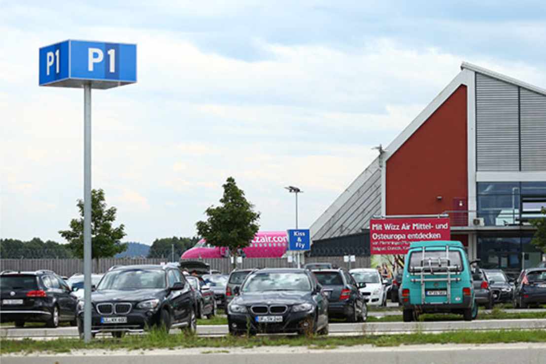 Parkplatzbild von P1 Kiss & Fly Memmingen